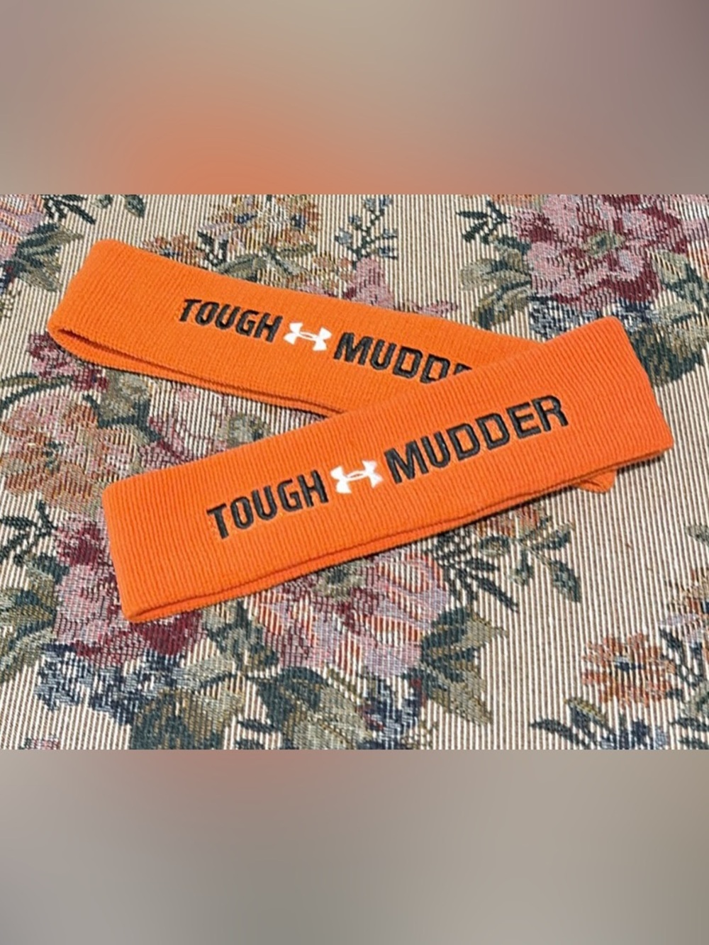 Under Armour Orange Tough Mudder Headband